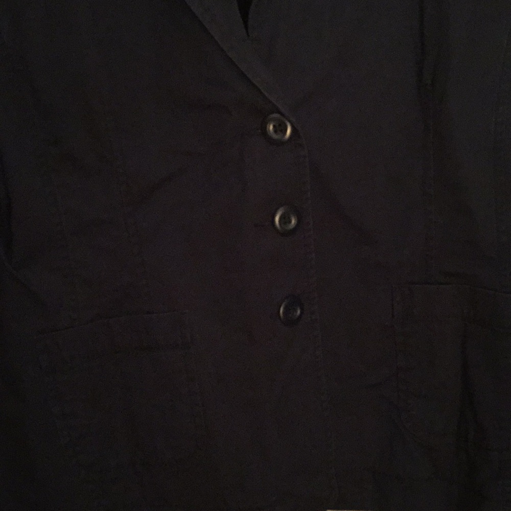 Old Navy Navy Three Button Blazer - Picture 2 of 6